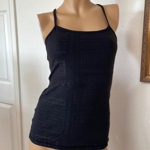 Lululemon Black Creed Y Back Tank Top Gym Yoga Workout 6